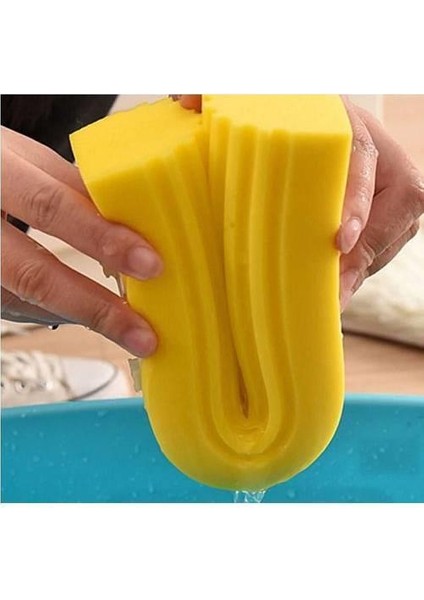 2 Adet Süngerli Mop Kafası Fayans Yer Temizleme Takıp Çıkartılabilir Süper Emici Kelebek Mop Süngeri