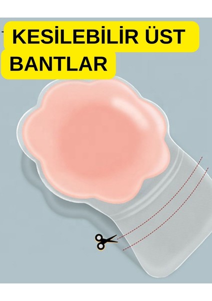 Seburam Slikon Göğüs Kaldırıcı Yapışkan Sütyen Askısız Straplez Ten Rengi modelleri