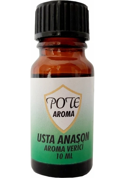 Pote Aroma Altın seri ustaların Karışımı Anason Yağı 10ML Hazır Karışım  Tek Kullanımlık.