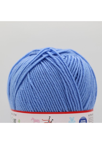 Everyday Bebe Lux Anti Pilling El Örgü Ipliği - 70411 Mavi