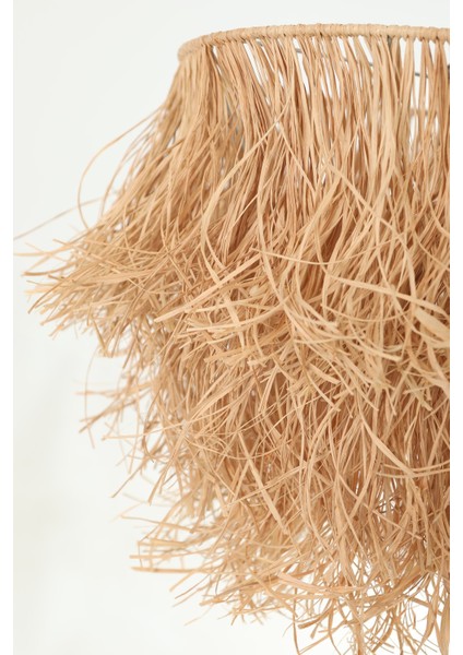 E27 Doğal Tasarım Bohem Sacakli Hasir Rafya Avize Adet Kahverengi 1 Hasır modelleri