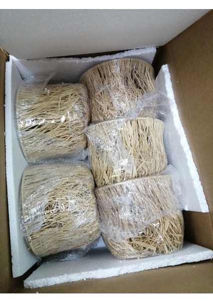 E27 Doğal Tasarım Bohem Sacakli Hasir Rafya Avize Adet Kahverengi 1 Hasır fırsatları