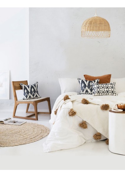 Bambu , Bambu, Hasır Sarkıt Avize 30 cm Altın 1 E27 30 x 20 fırsatları