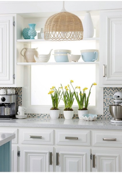 Bambu , Bambu, Hasır Sarkıt Avize 30 cm Altın 1 E27 30 x 20 indirimleri