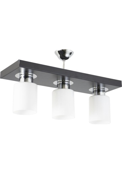 Beyaz Üçlü Modern Spor Model Dikdörtgen Tepsi Siyah Avize E27 30 Modern Metal 3 fiyatları