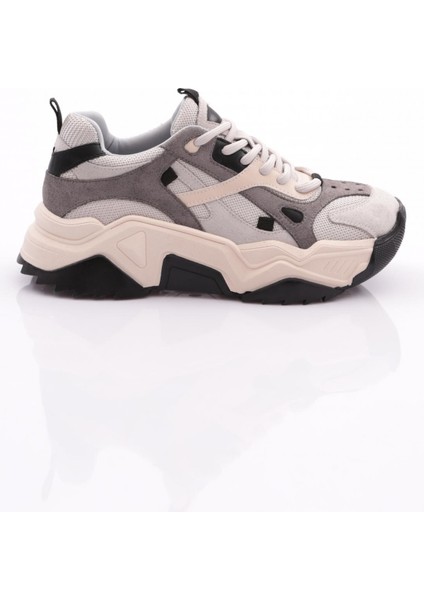 65137 Kadın Bağcikli Kalin Taban Spor Ayakkabi