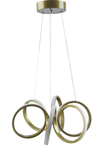 Ledli Talya Gold 45 Kasa Ledli Avize 6 Alüminyum 45 x 45 Altın fiyatları