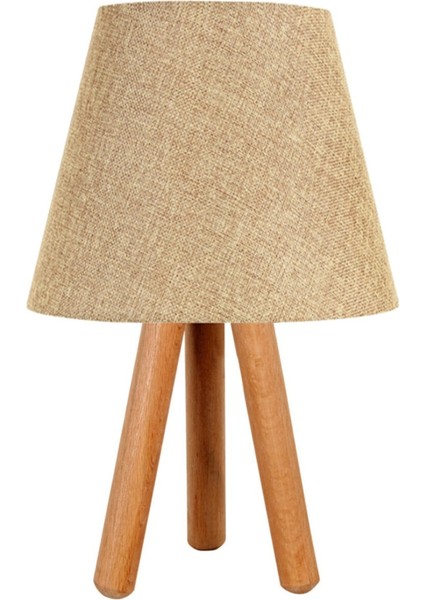 Ahşap 3'lü Set Avize ve Komodin Üstü Ahşap Abajur Kumbeji E27 1 51-60 cm Bej 32 x 55 Şapkalı fiyatları