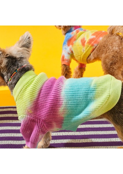 Tie-Dye Köpek Kazağı