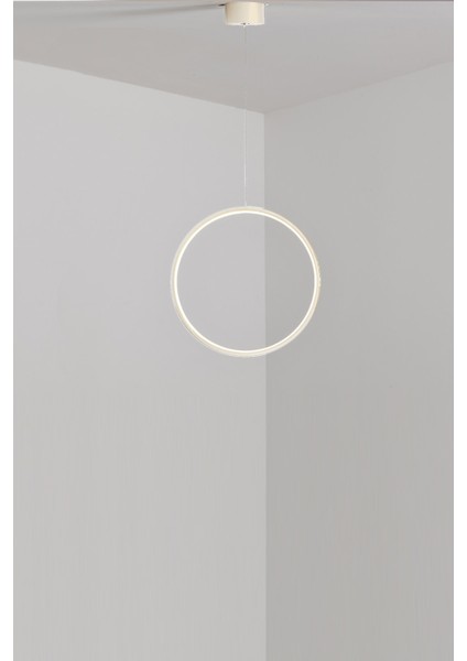 1 Frig Modern Hol Koridor Mutfak Beyaz Ledli Tekli Avize Beyaz 24 x 90 Alüminyum LED Mutfak Ledli