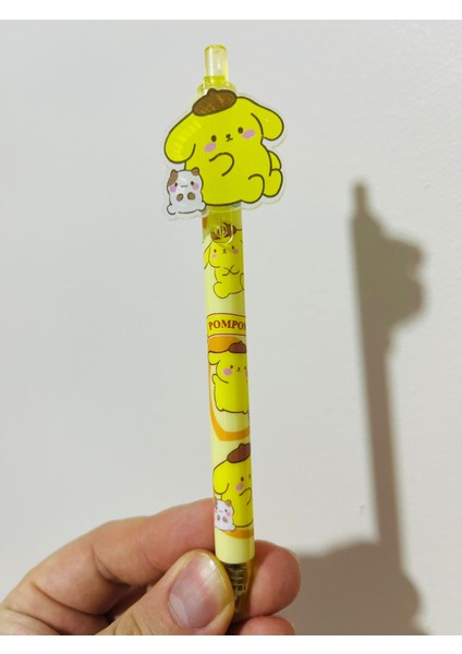 Sanrio Purin Karakterli 0.5 Siyah Renk Tükenmez Kalem