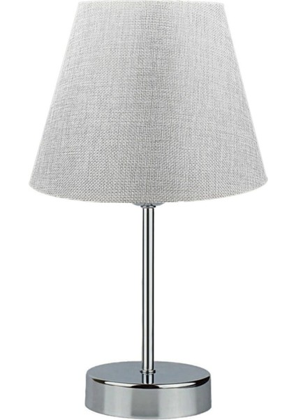Kumaş Grey Avize ve Abajur Seti (Gri) 30 E27 Modern 1 Gri 51-60 cm