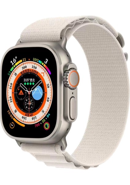 Apple Watch 45MM Mountain Kordon - Beyaz 337108