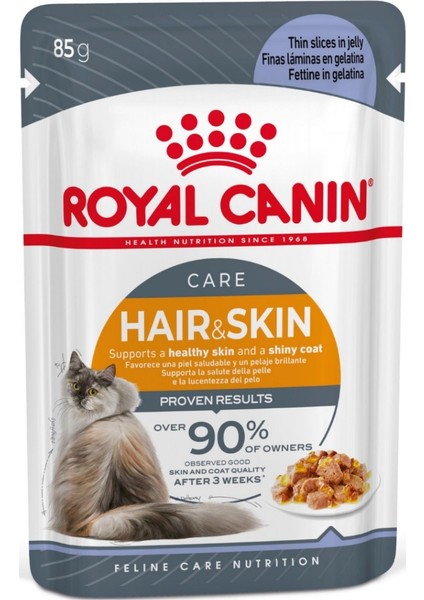 Royal Canın Hair Skin Kedi Yaş Mama 85GR 12 Adet Kedi Konserve Pouch fiyatları