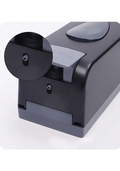 Main Shop Manuel Sıvı Sabunluk Banyo Duş Şampuanı Jel Deterjan Dağıtıcı Duvara Monte Sabunluk Siyah Renk fiyatları