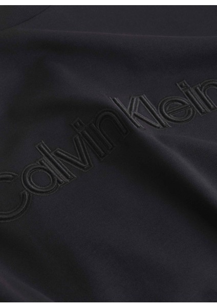 Calvin Klein Kapüşon Yaka Siyah Erkek T-Shirt K10K112727BEH