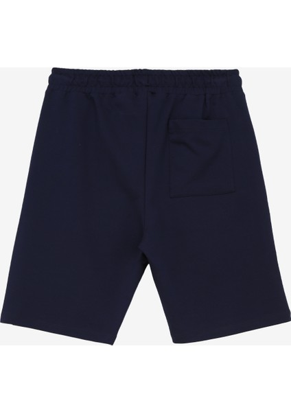 Lacivert Erkek Sweat Şort D4SM-SHT3286