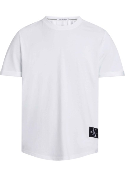 Düz Beyaz Erkek T-Shirt J30J323482YAF