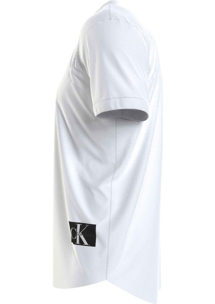 Düz Beyaz Erkek T-Shirt J30J323482YAF