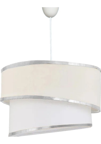 Kumaş Avize,modern,sarkıt Edenia Model Modern Bej 32 x 70 1 61-70 cm E27 Salon / Oturma Odası