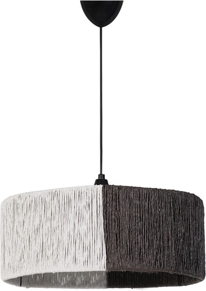 Gri Froid Handmade Sarkıt Avize Gri Beyaz E27 71-80 cm Tekli 30 Hasır