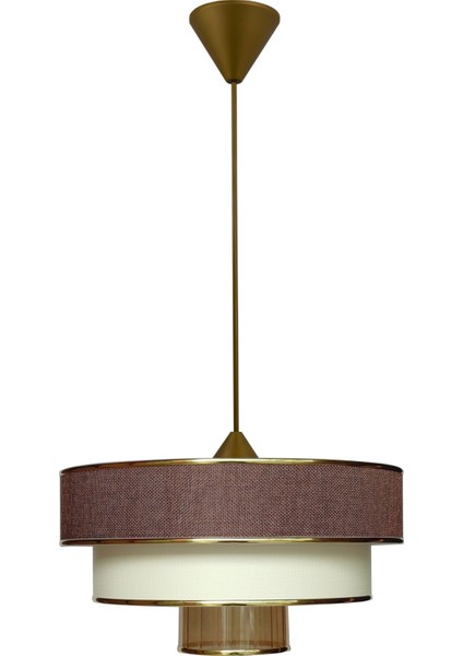 E27 Myk Spor Sarkıt Avize E332 Salon / Oturma Odası Plastik Altın Modern 34 x 48 1 51-60 cm modelleri