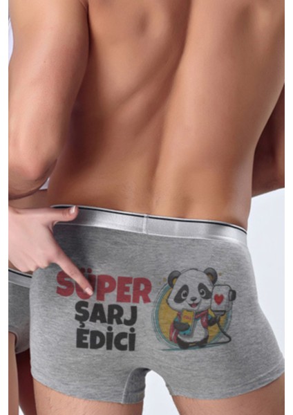Süper Şarj Edici Sevimli Komik Erkek Boxer