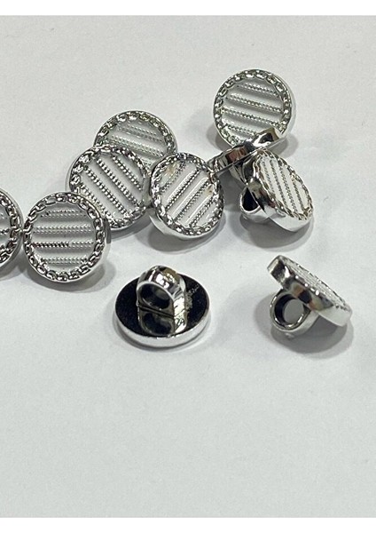 Bluz Gömlek Düğmesi/metalize(Plastik) Düğme / 10 Lu Set / 1 cm modelleri