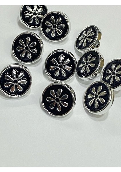 Bluz Gömlek Düğmesi/metalize(Plastik) Düğme / 10 Lu Set / 1 cm fiyatları