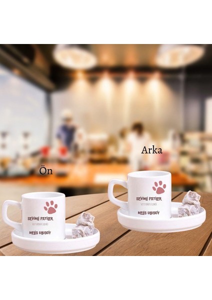 Veterinerlere Özel Türk Kahve Fincanı ve Altı modelleri