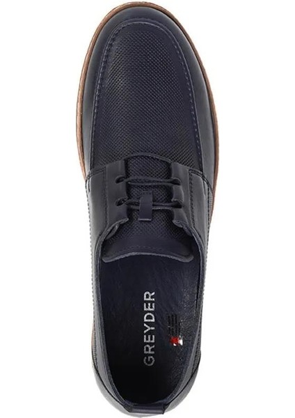 62625 Erkek Hakiki Deri Baskılı Bağcıklı Comfort Urban Ayakkabı modelleri