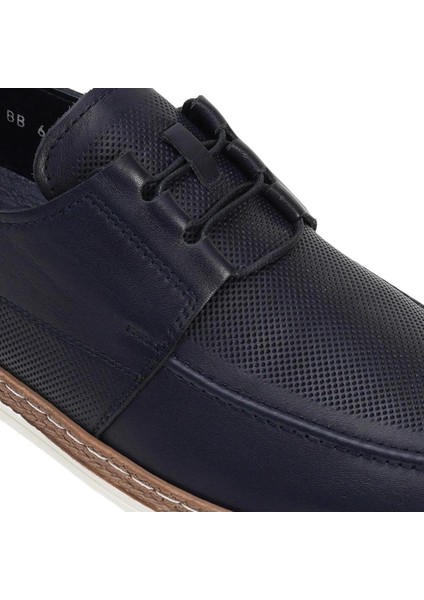 62625 Erkek Hakiki Deri Baskılı Bağcıklı Comfort Urban Ayakkabı fırsatları