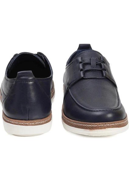 62625 Erkek Hakiki Deri Baskılı Bağcıklı Comfort Urban Ayakkabı indirimleri