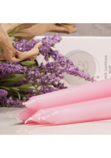 Pembe Şamdan Mum