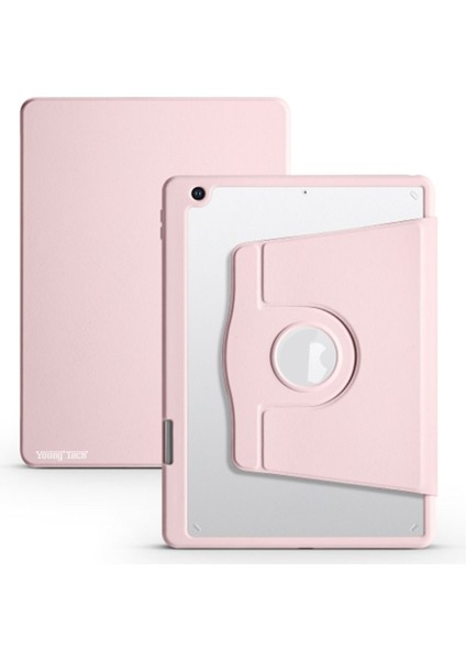 Apple iPad 8. Nesil 10.2 (2020) Yatay ve Dikey Dönebilen Standlı Kalem Şarjına Uygun Darbe Dayanıklı Thermix Kılıf ve Ekran Koruyucu A2270 A2428 A2429 A2430