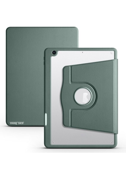 Apple iPad 7. Nesil 10.2 (2019) Yatay ve Dikey Dönebilen Standlı Kalem Şarjına Uygun Darbe Dayanıklı Thermix Kılıf A2197 A2200 A2198