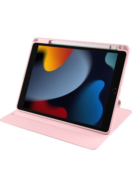 Apple iPad 8. Nesil 10.2 (2020) Yatay ve Dikey Dönebilen Standlı Kalem Şarjına Uygun Darbe Dayanıklı Thermix Kılıf ve Ekran Koruyucu A2270 A2428 A2429 A2430 fırsatları
