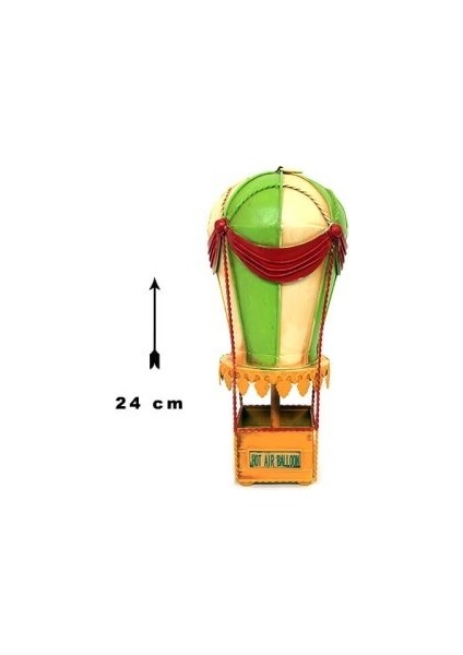 Tartuk Store Dekoratif Metal Sıcak Hava Balonu