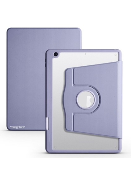 Apple iPad 7. Nesil 10.2 (2019) Yatay ve Dikey Dönebilen Standlı Kalem Şarjına Uygun Darbe Dayanıklı Thermix Kılıf A2197 A2200 A2198