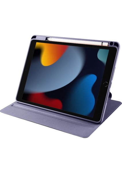 Apple iPad 7. Nesil 10.2 (2019) Yatay ve Dikey Dönebilen Standlı Kalem Şarjına Uygun Darbe Dayanıklı Thermix Kılıf ve Ekran Koruyucu A2197 A2200 A2198 fırsatları