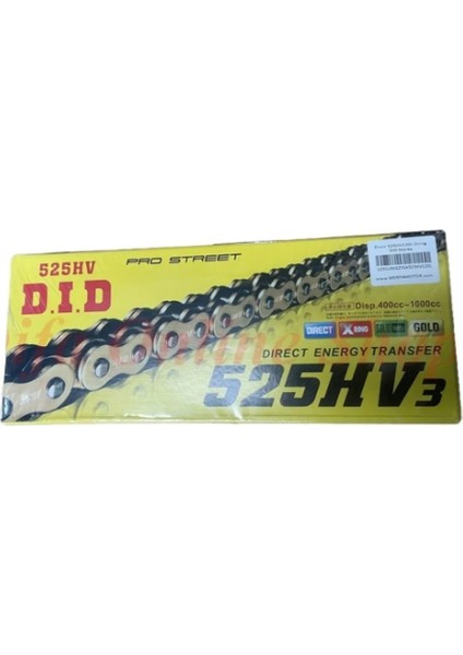 Merpa Motor Motosiklet Zinciri 525HV120L Oringli Did fiyatları