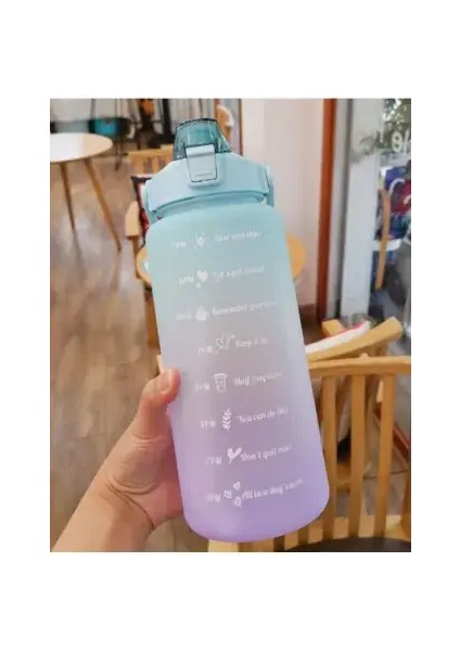 Tartuk Store Günlük Motivasyon Su Matarası 2 Litre