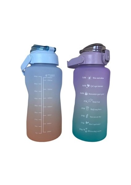 Tartuk Store Günlük Motivasyon Su Matarası 2 Litre