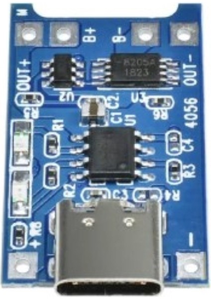 5V 1A Mikro USB 18650 Tip-C Lityum Pil Şarj Kurulu Şarj Modülü