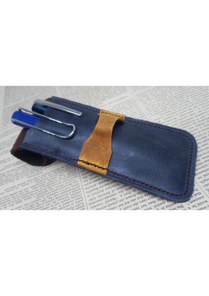 Crazy Hors Deri El Emeği Özel Kalemleriniz Için Kalemlik Kalem Kutu 27 cm 6 cm L1 indirimleri