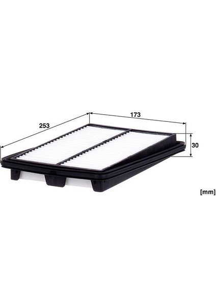 Hava Filtre Kadjar Koleos 2 Qashqai 2 J11E X-Trail 3 T32 14+ 16546-4BA1A Mann C25040