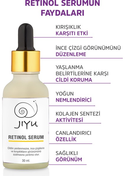 Retinol Cilt Serumu Onarıcı Ve Cilt Yenileyici Retinol Cilt Bakım Serumu 30 Ml.