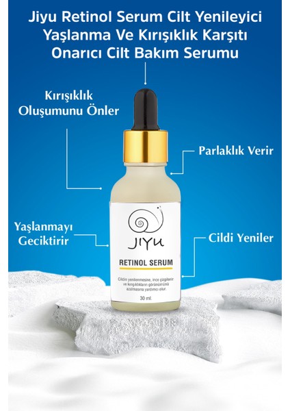 Retinol Cilt Serumu Onarıcı Ve Cilt Yenileyici Retinol Cilt Bakım Serumu 30 Ml.