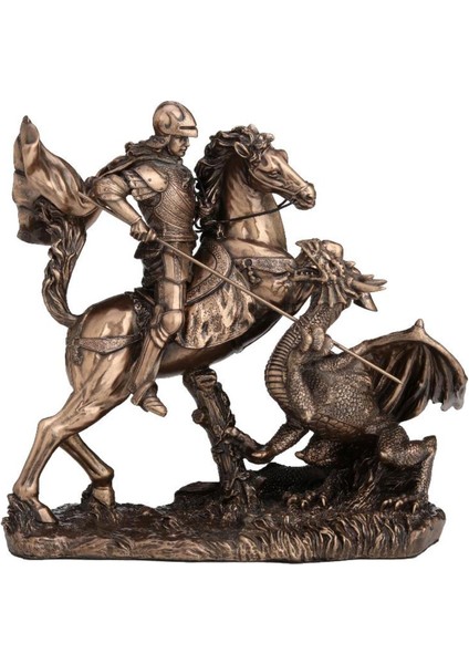 Veronese Biblolar-Wise Mitoloji & Tarih-Wıse Ejderha Avcısı-17*8,5*16 CM– Dekoratif Obje ve Koleksiyonluk Model