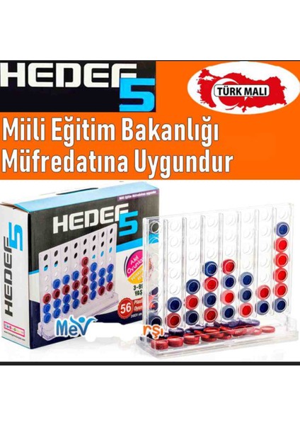 Hedef 5 Zekâ Mantık Strateji Oyunu Kutulu Oyun Seti